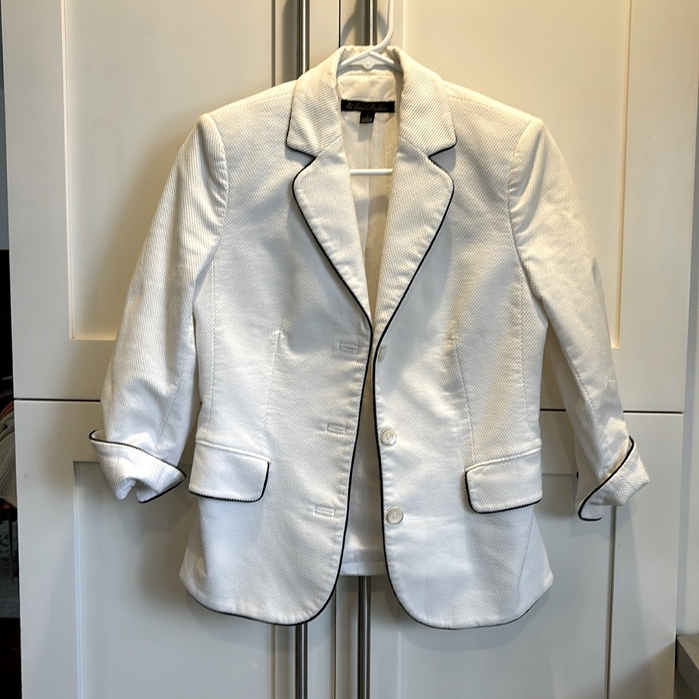 Brooks Brothers Texured Cotton Blazer